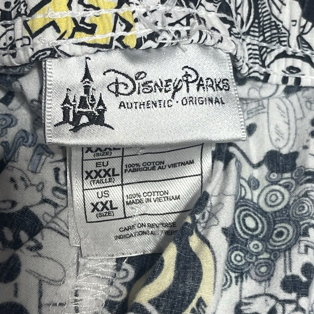 Disney Parks Authentic Mickey Mouse "Through The Years" Comic Pajama Pants XXL - Picture 14 of 16